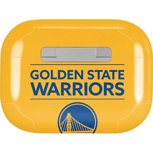 NBA Golden State Warriors Standard - Yellow Apple AirPods Pro Skin